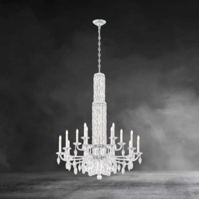White / Crystal Heritage Crystal Siena Crystal Chandelier 41"