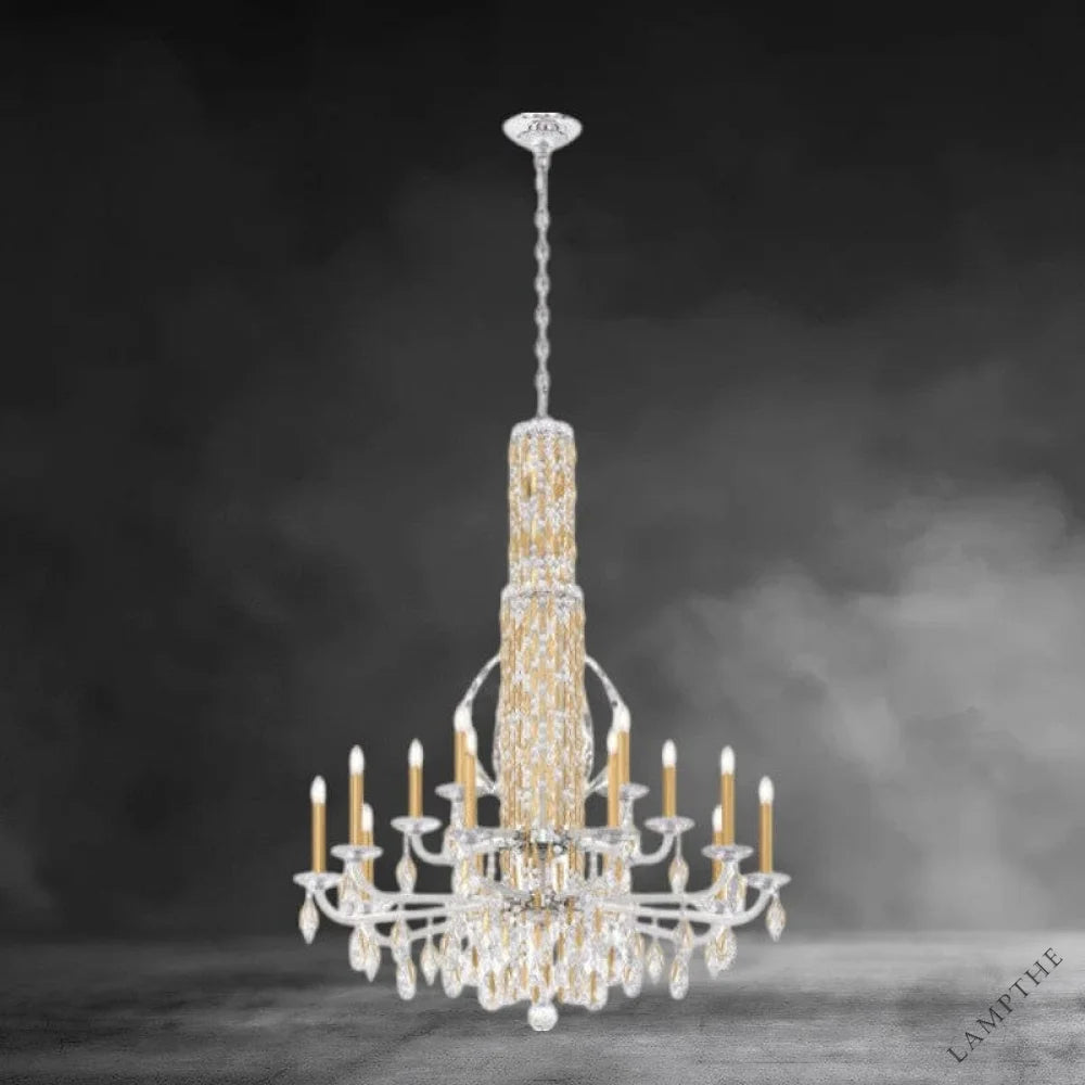 Heirloom Gold / Crystal Heritage Crystal Siena Crystal Chandelier 41"