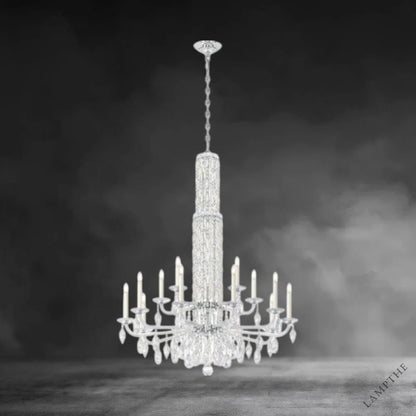 White / Crystal Heritage Crystal Siena Crystal Chandelier 41"