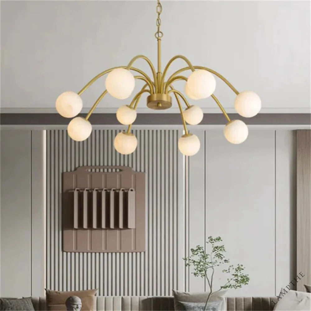 Alabaster Radial Chandelier - jchandelier