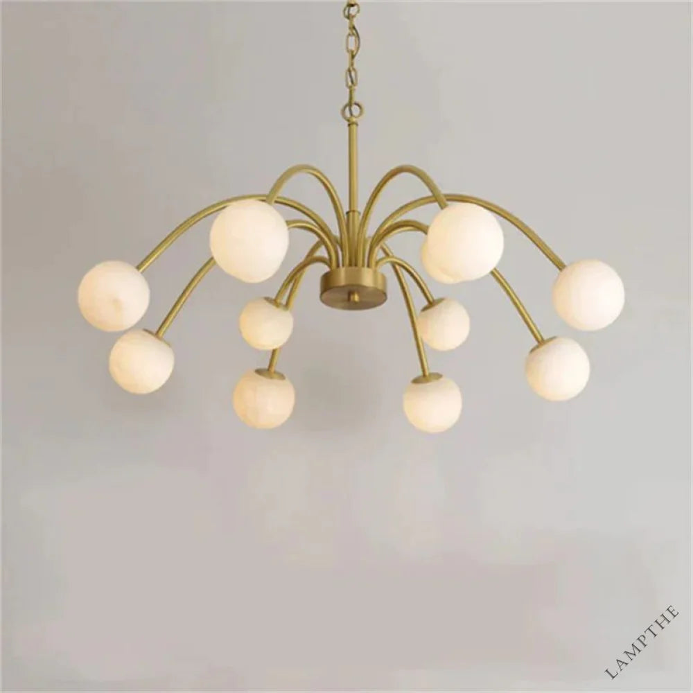 Alabaster Radial Chandelier - jchandelier