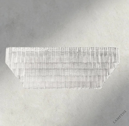 Sirene Clear Glass Rectangular Chandelier 59"