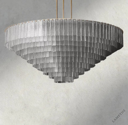 Sirene Clear Glass Round Chandelier 41", 52", 65"