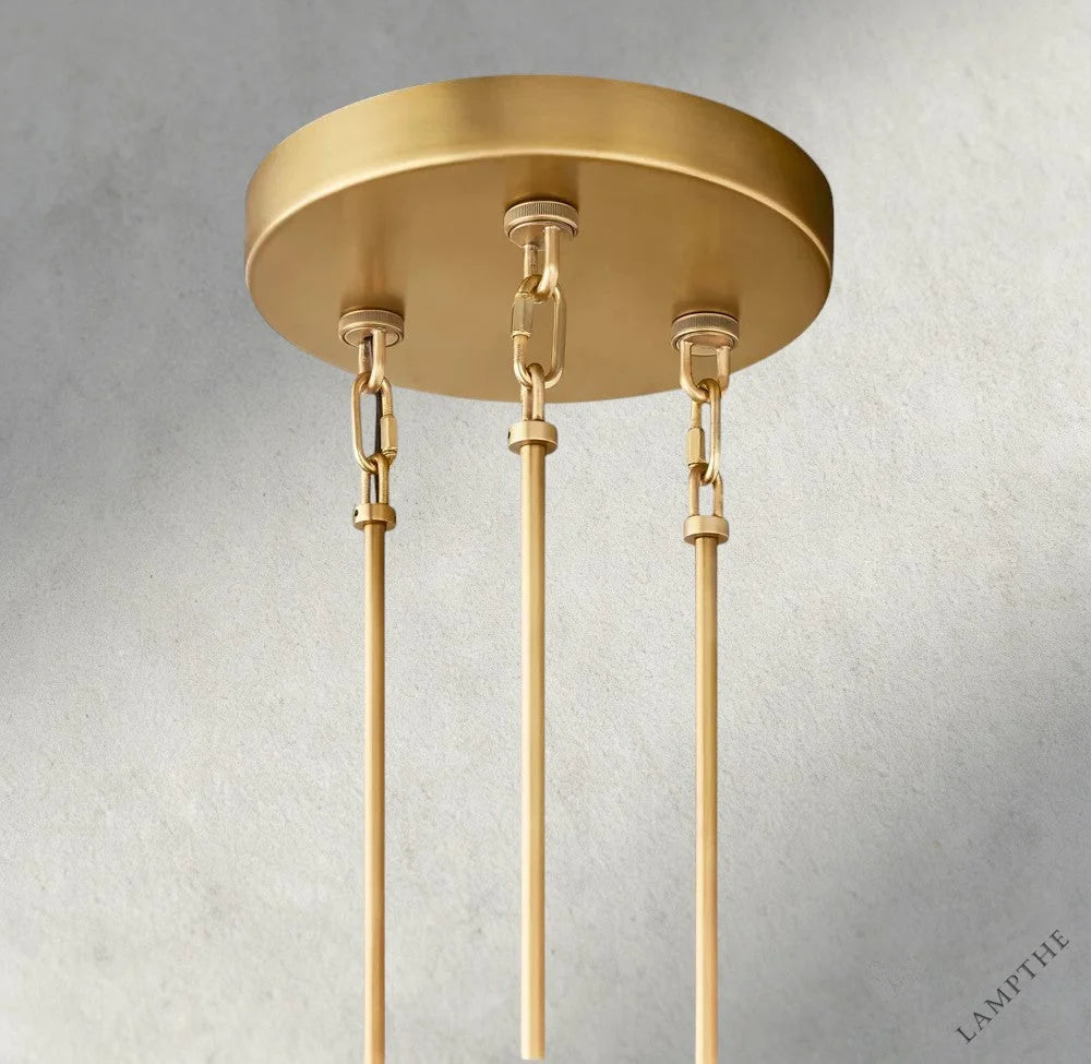Sirene Smoke Glass Round Chandelier 41", 52", 65"