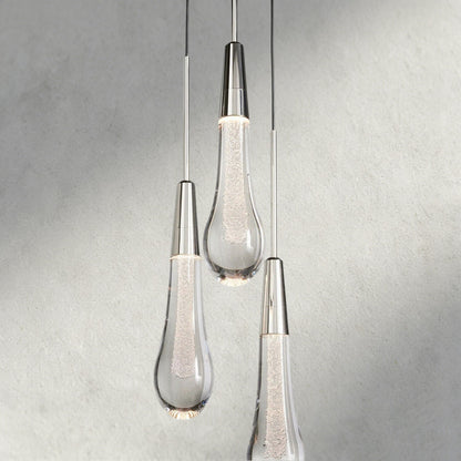 Soltaire Cluster Pendant