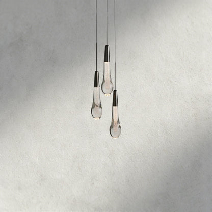 Bronze Soltaire Cluster Pendant