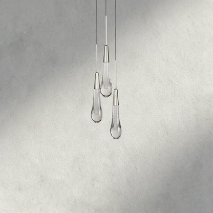 Soltaire Cluster Pendant