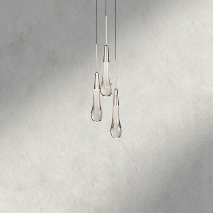 Nickle Soltaire Cluster Pendant