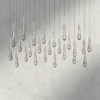 Soltaire Linear Chandelier 37", 50", 60", 70"