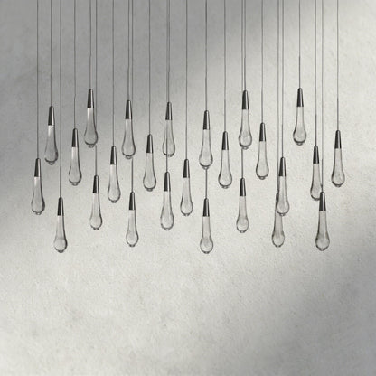 Soltaire Linear Chandelier 37", 50", 60", 70"