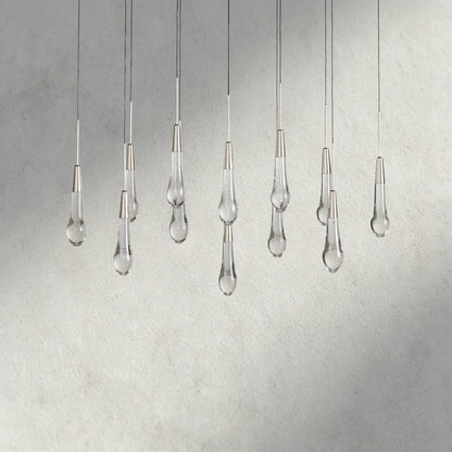 Soltaire Linear Chandelier 37", 50", 60", 70"
