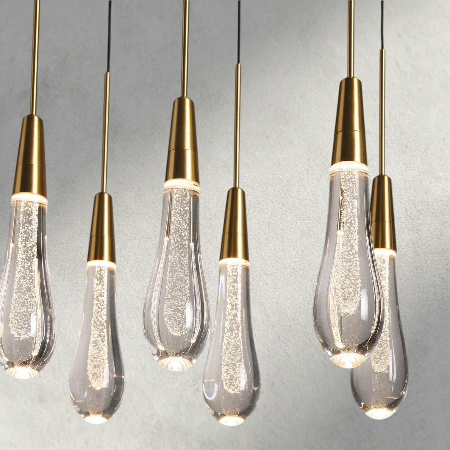 Soltaire Linear Chandelier 37", 50", 60", 70"