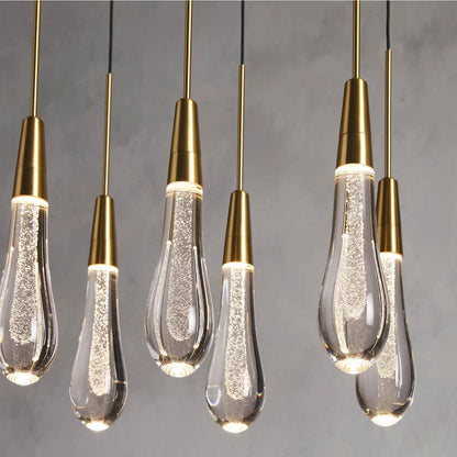 Soltaire Linear Chandelier 37", 50", 60", 70"