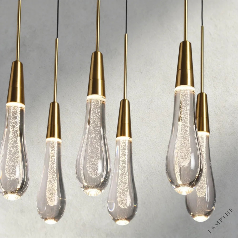 Soltaire Linear Chandelier 37", 50", 60", 70"