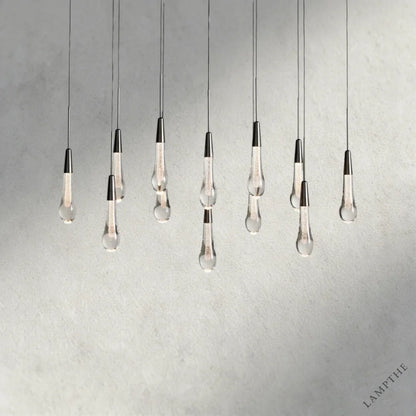 37" / Bronze Soltaire Linear Chandelier 37", 50", 60", 70"