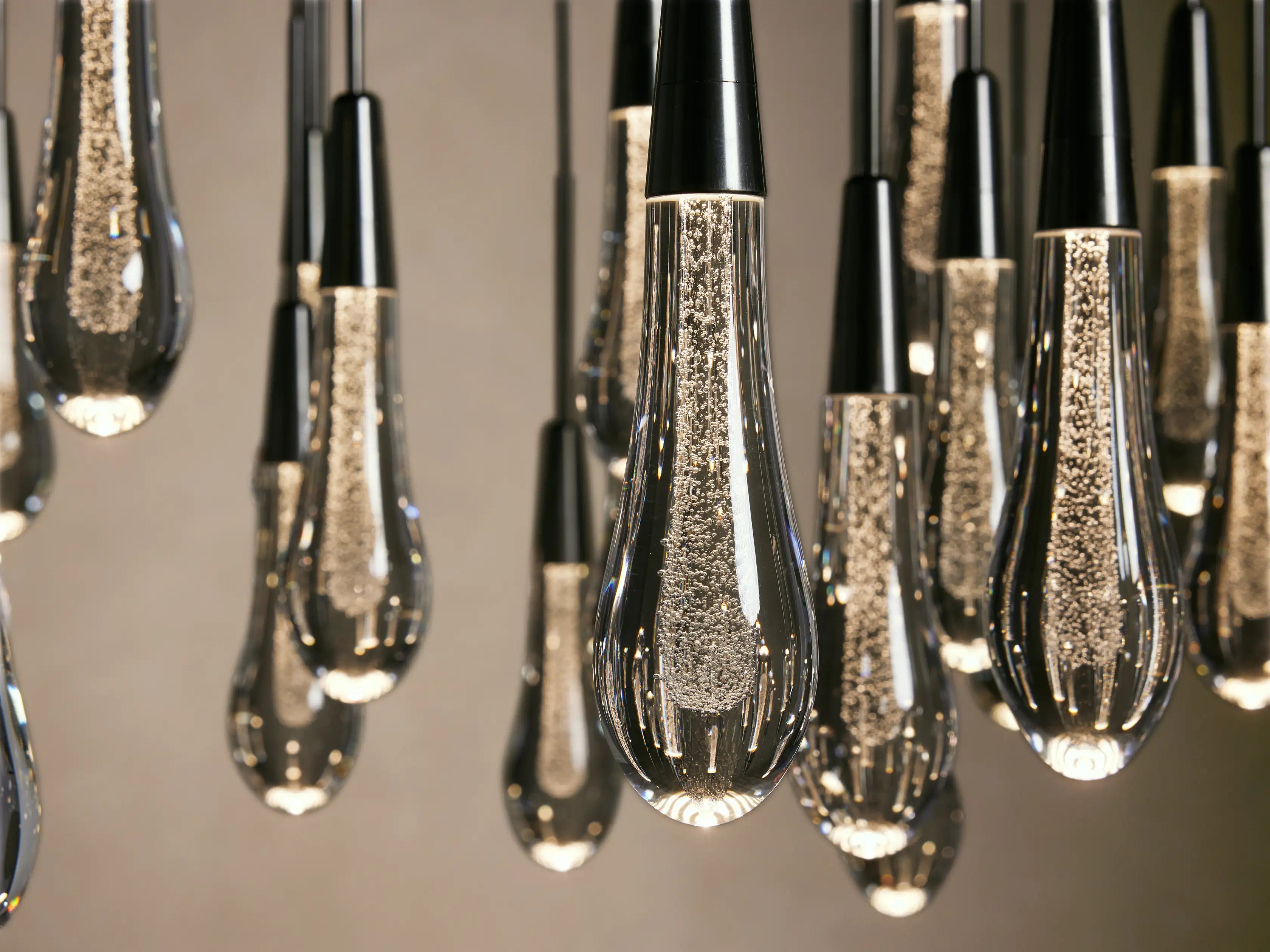 Soltaire Round Chandelier 17", 24", 36", 58"