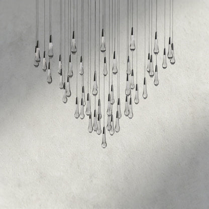 Soltaire Round Chandelier 17", 24", 36", 58"