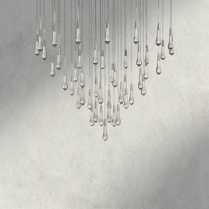 Soltaire Round Chandelier 17", 24", 36", 58"