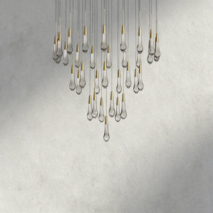Soltaire Round Chandelier 17", 24", 36", 58"