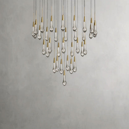 Soltaire Round Chandelier 17", 24", 36", 58"