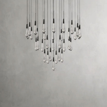 Soltaire Round Chandelier 17", 24", 36", 58"