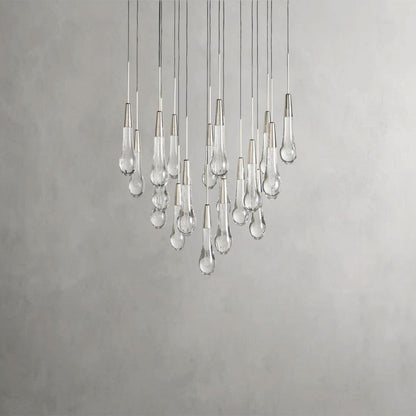 Soltaire Round Chandelier 17", 24", 36", 58"