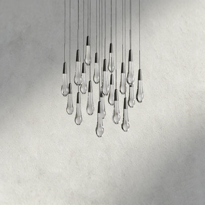 Soltaire Round Chandelier 17", 24", 36", 58"