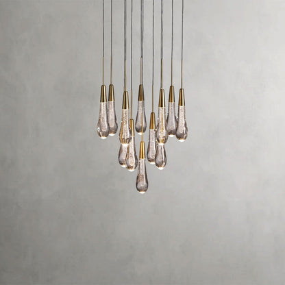 17" / Brass Soltaire Round Chandelier 17", 24", 36", 58"