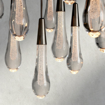 Soltaire Round Chandelier 17", 24", 36", 58"