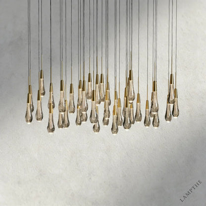 48" / Brass Soltaire Round Chandelier 17", 24", 36", 58"