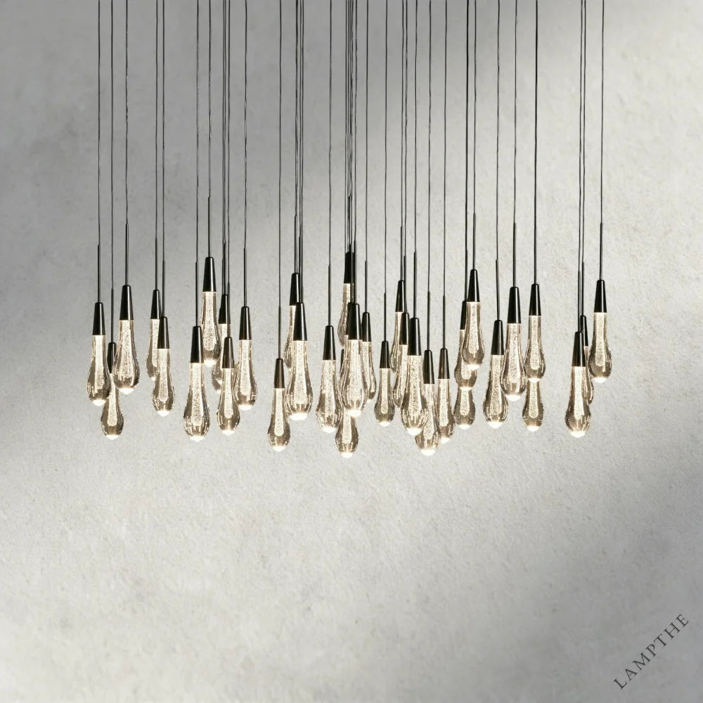 48" / Bronze Soltaire Round Chandelier 17", 24", 36", 58"