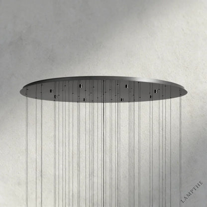 Soltaire Round Chandelier 17", 24", 36", 58"