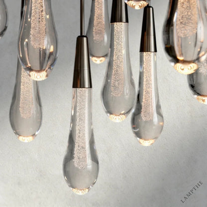 Soltaire Round Chandelier 17", 24", 36", 58"