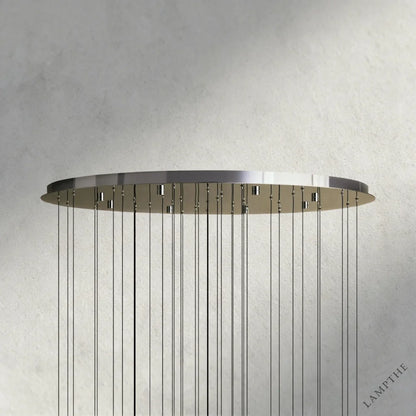 Soltaire Round Chandelier 17", 24", 36", 58"