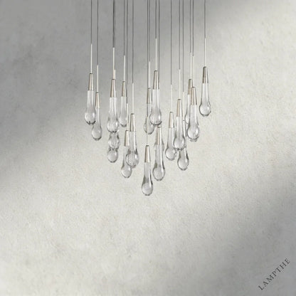Soltaire Round Chandelier 17", 24", 36", 58"