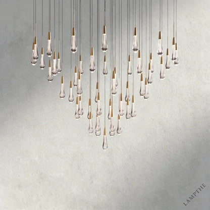58" / Brass Soltaire Round Chandelier 17", 24", 36", 58"