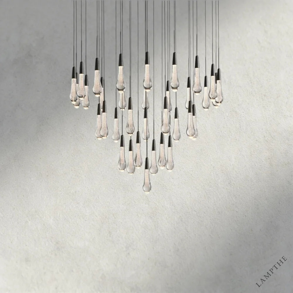 36" / Bronze Soltaire Round Chandelier 17", 24", 36", 58"