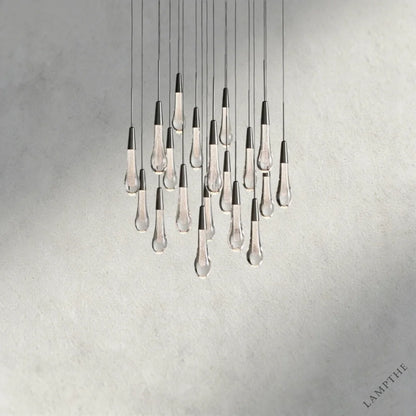 24" / Bronze Soltaire Round Chandelier 17", 24", 36", 58"