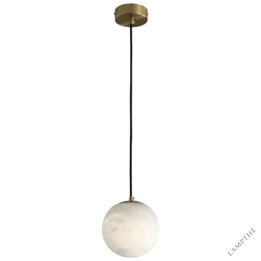 Theseus Alabaster Ball Pendant Light