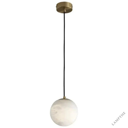 Theseus Alabaster Ball Pendant Light