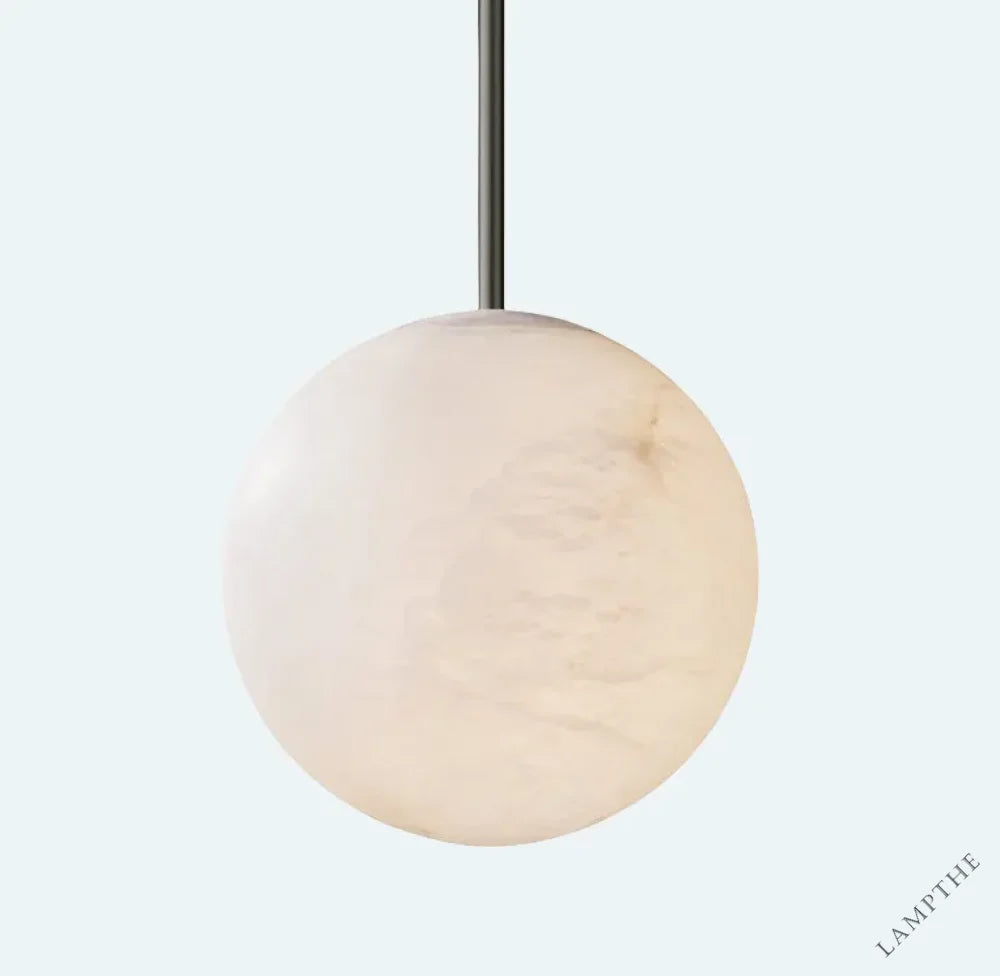 Theseus Alabaster Modern Ball Pendant Light