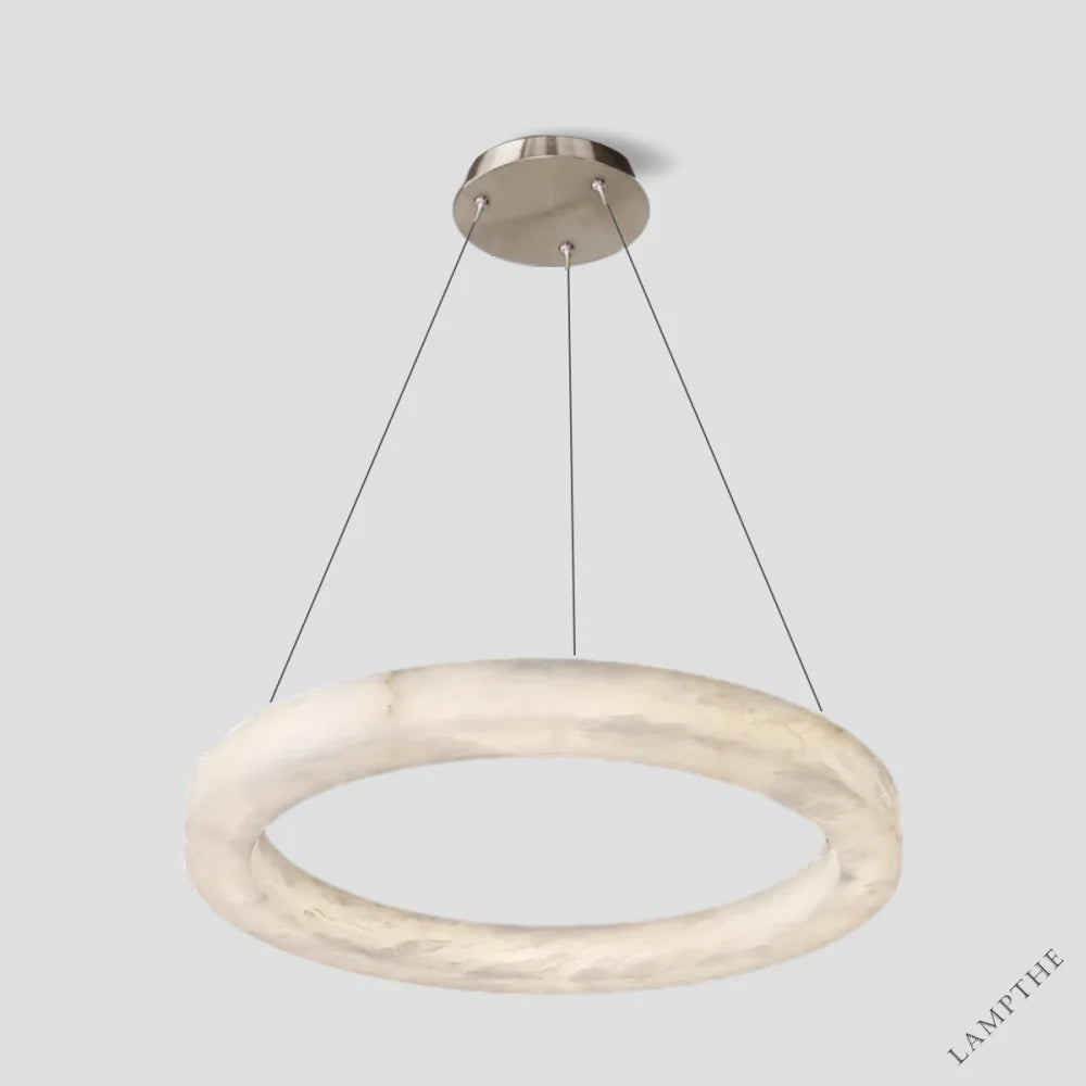 Theseus Alabaster Round Chandelier