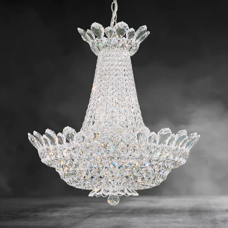 Clear Heritage Crystal Trillane Crystal Chandelier 24"