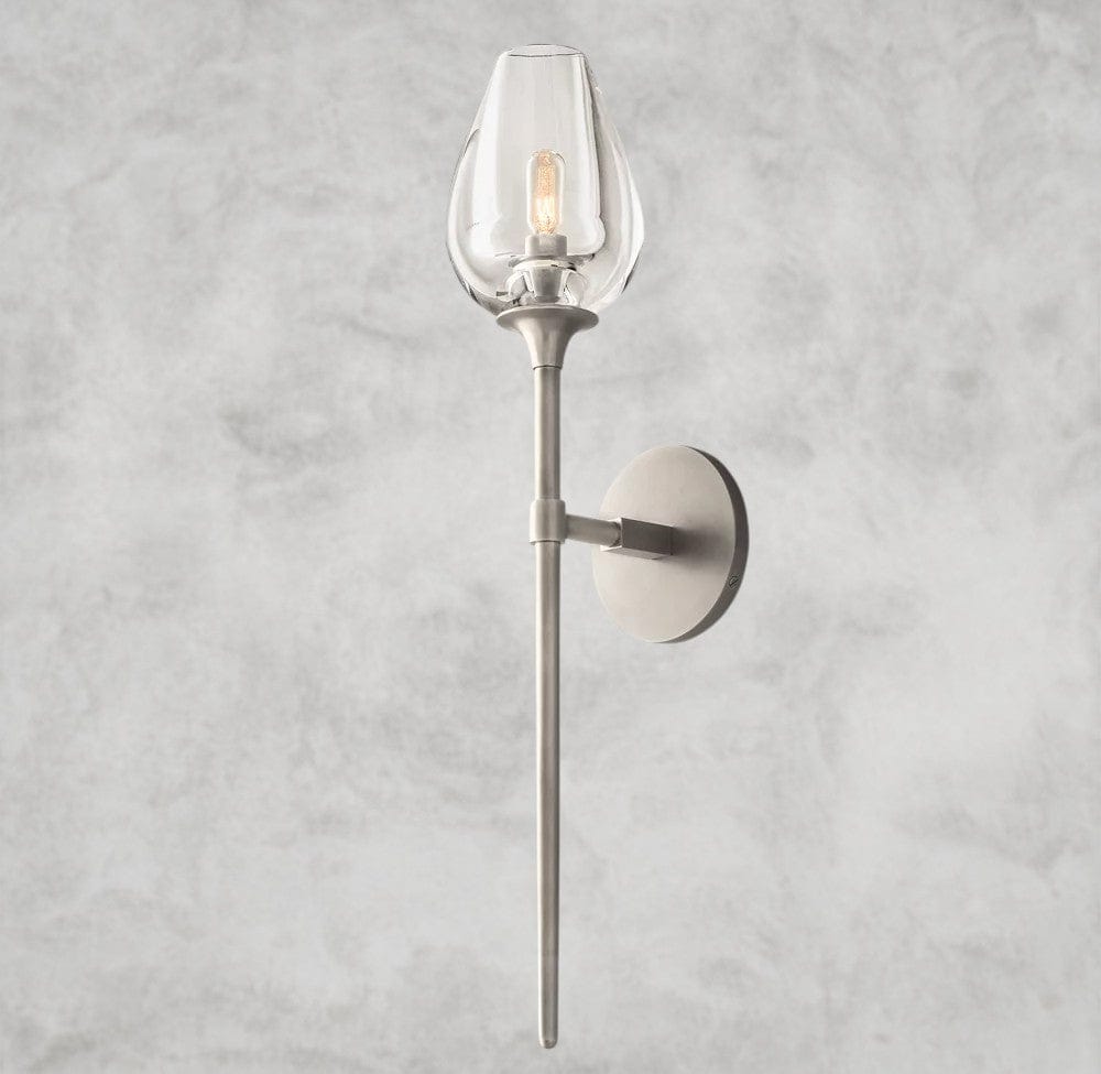 Nickle TULIP GRAND SCONCE