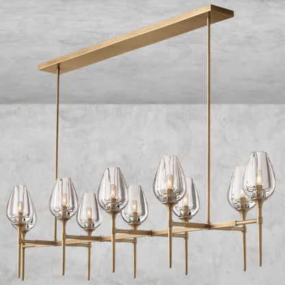 Tulip Linear Chandelier 52", 65"