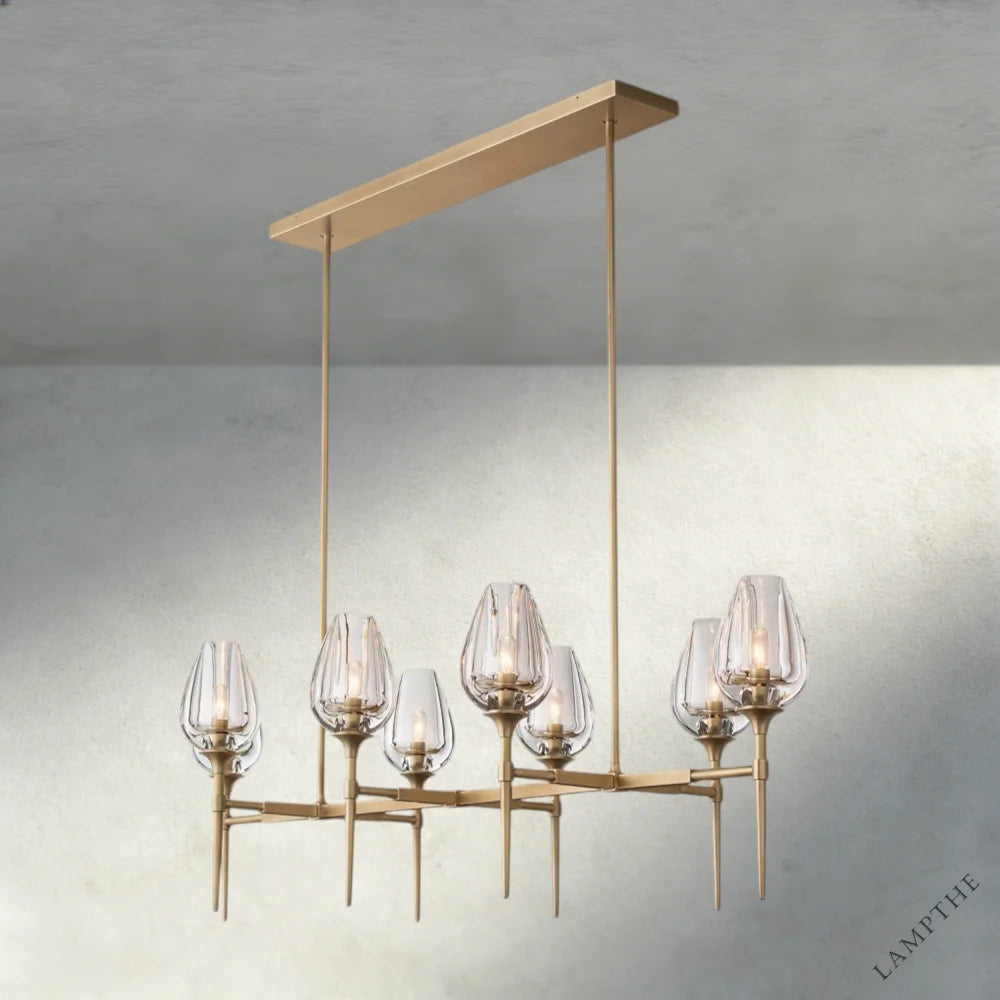 Tulip Linear Chandelier 52", 65"