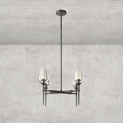 27" / Bronze TULIP ROUND CHANDELIER 27", 42", 54"