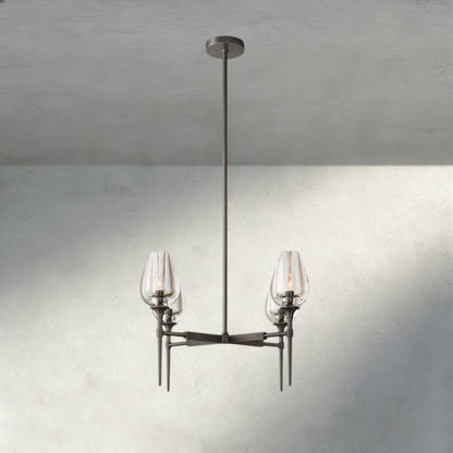27" / Bronze TULIP ROUND CHANDELIER 27", 42", 54"