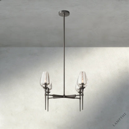 27" / Bronze TULIP ROUND CHANDELIER 27", 42", 54"