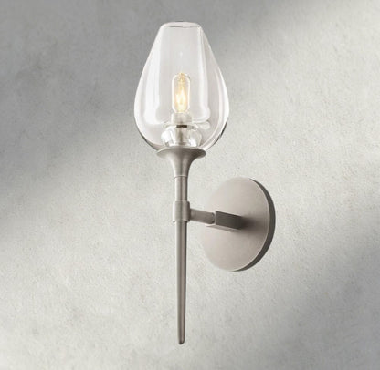 Nickle TULIP SINGLE SCONCE